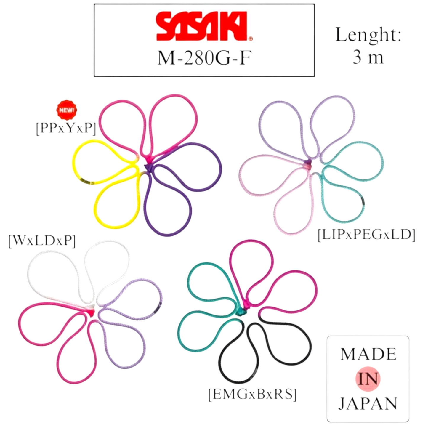 Sasaki - Three color Rope FIG | 3m