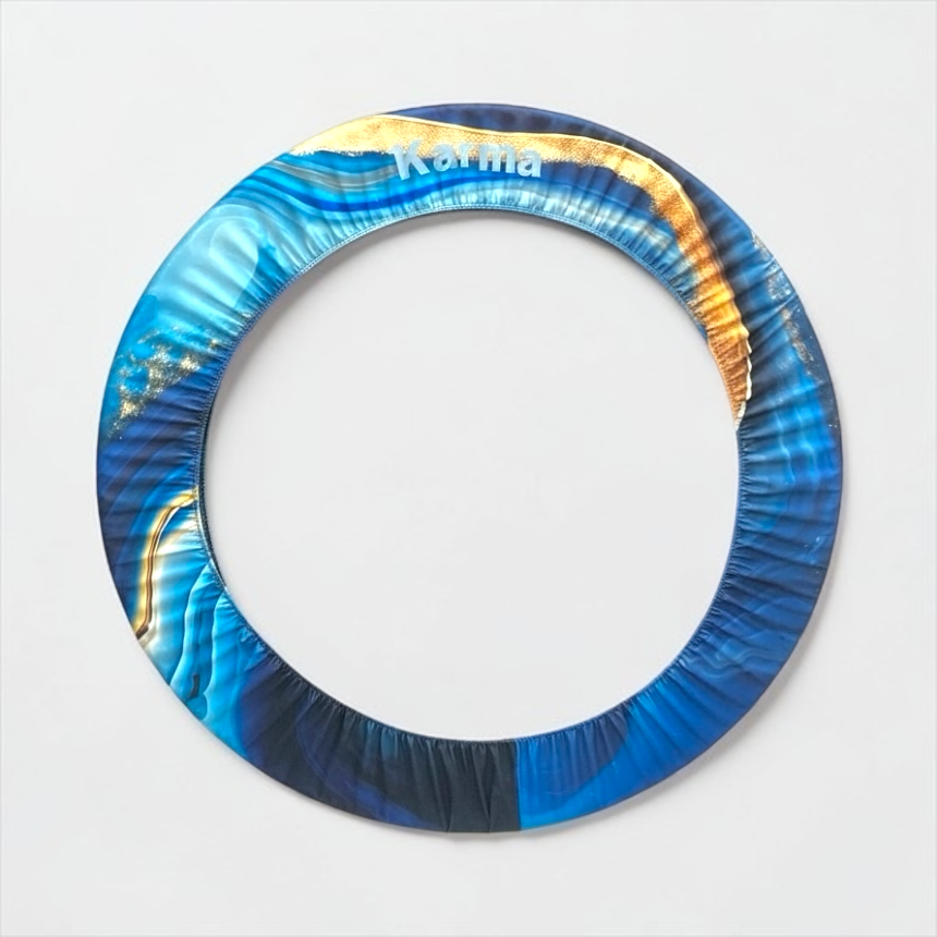 CLEO - Blue Opal Hoop Cover | Customizable