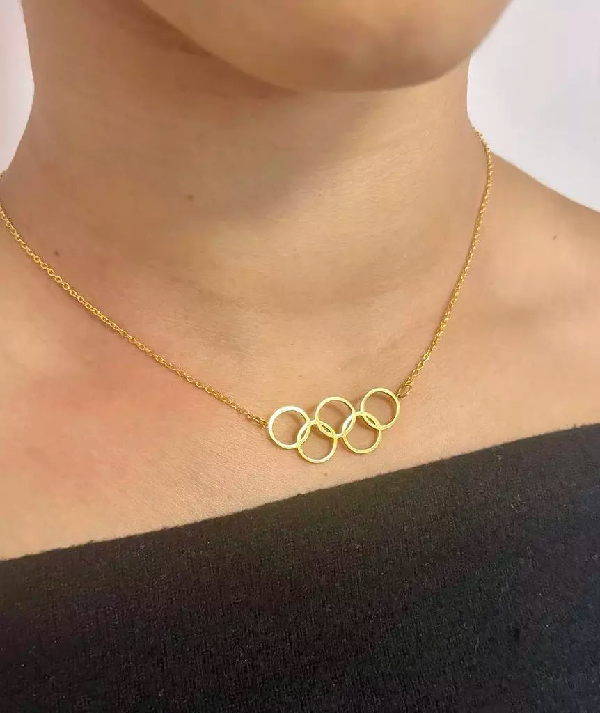 CLEO - Olympics Necklace | Golden | Small