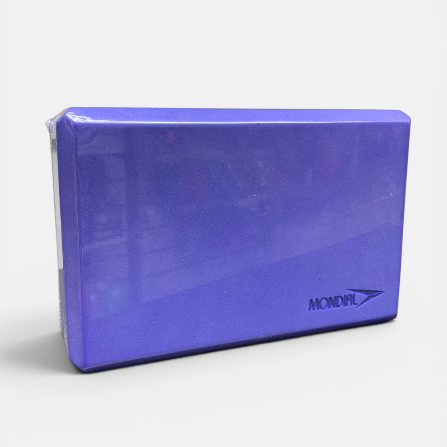 Blue rectangular box with 'Mondial' branding on a white background