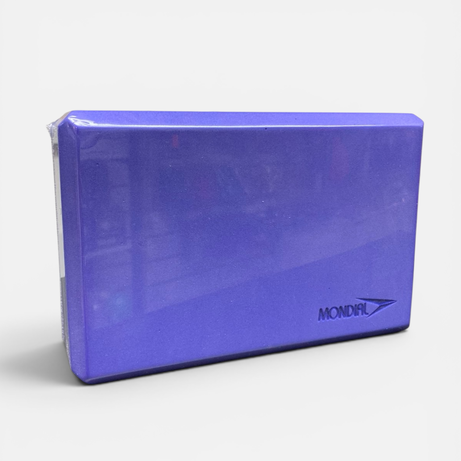 Blue rectangular box with 'Mondial' branding on a white background