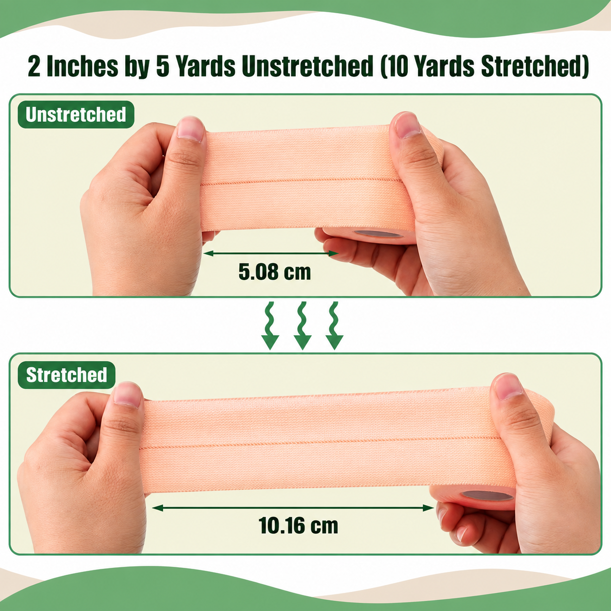 Adhesive Elastic Sports Bandage