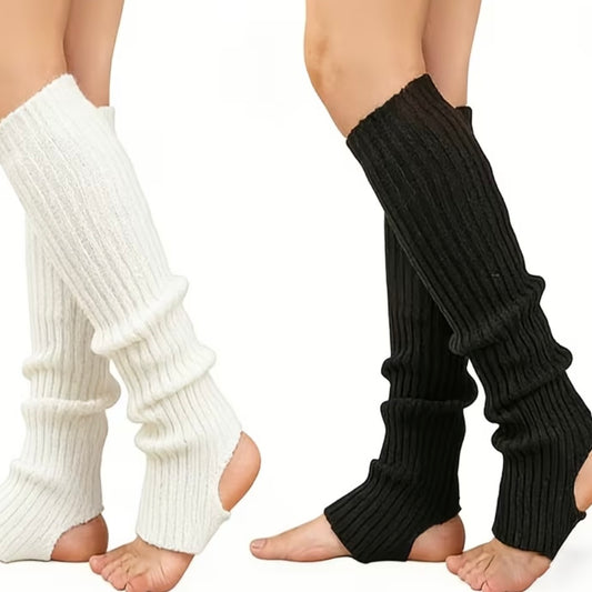 Knitted Leg Warmer | Black