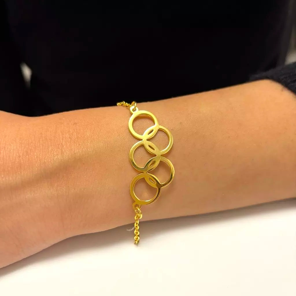 CLEO - Olympics Bracelet | Golden