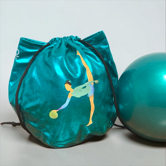 CLEO - Metallic Ball Cover | Gymnast Print