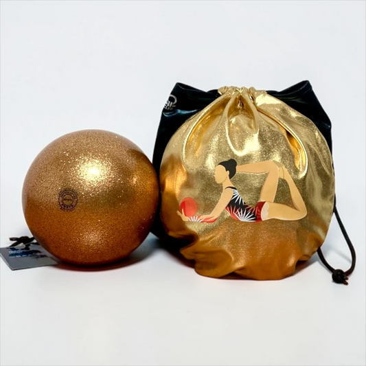 CLEO - Metallic Ball Cover | Gymnast Print