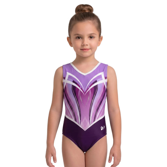 GIMAR - Cascada Purple Leotard