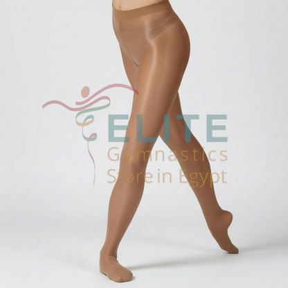 Pridance - Footed Shimmer Tights | Tan