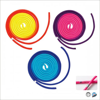 Two Colors Rope Chacott - Two-color Rope FIG | 3m – Elite Gymnastics Store