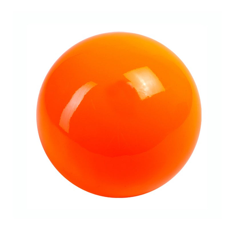 Orange sphere on a white background